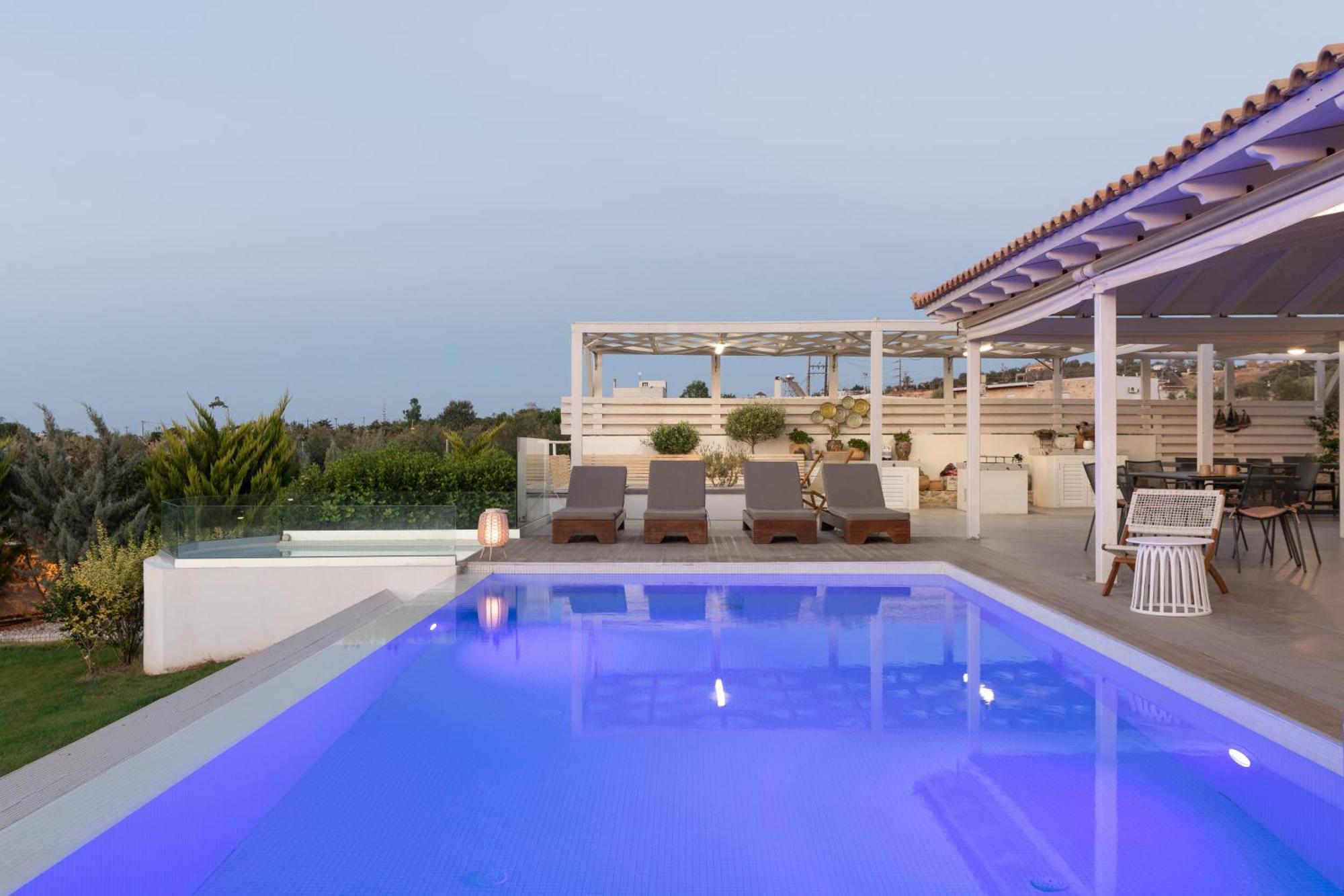 Alba Bianca Villa, Family Retreat With Heated Pool By Thinkvilla Limenas Chersonisou Exterior foto
