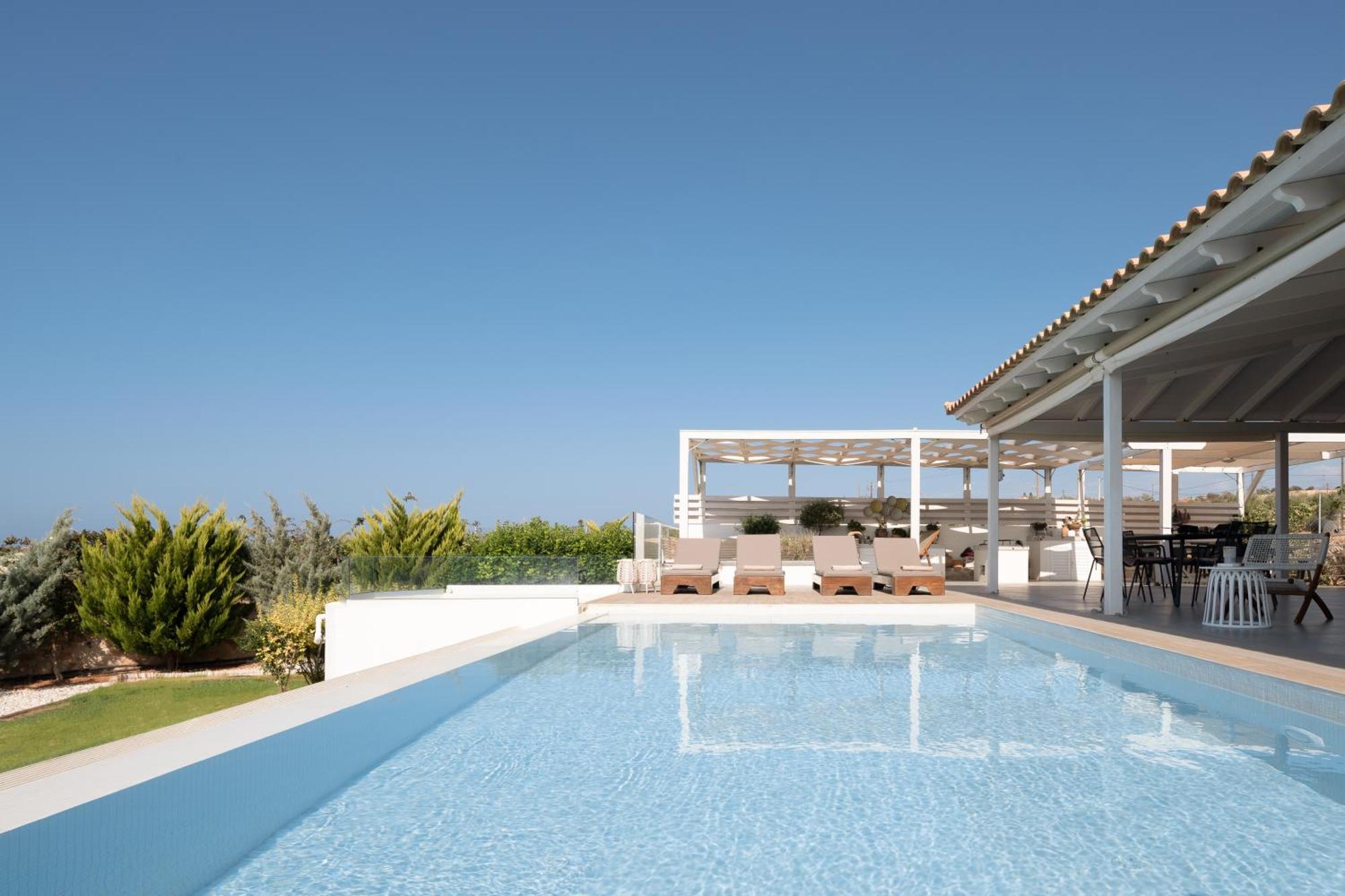 Alba Bianca Villa, Family Retreat With Heated Pool By Thinkvilla Limenas Chersonisou Exterior foto