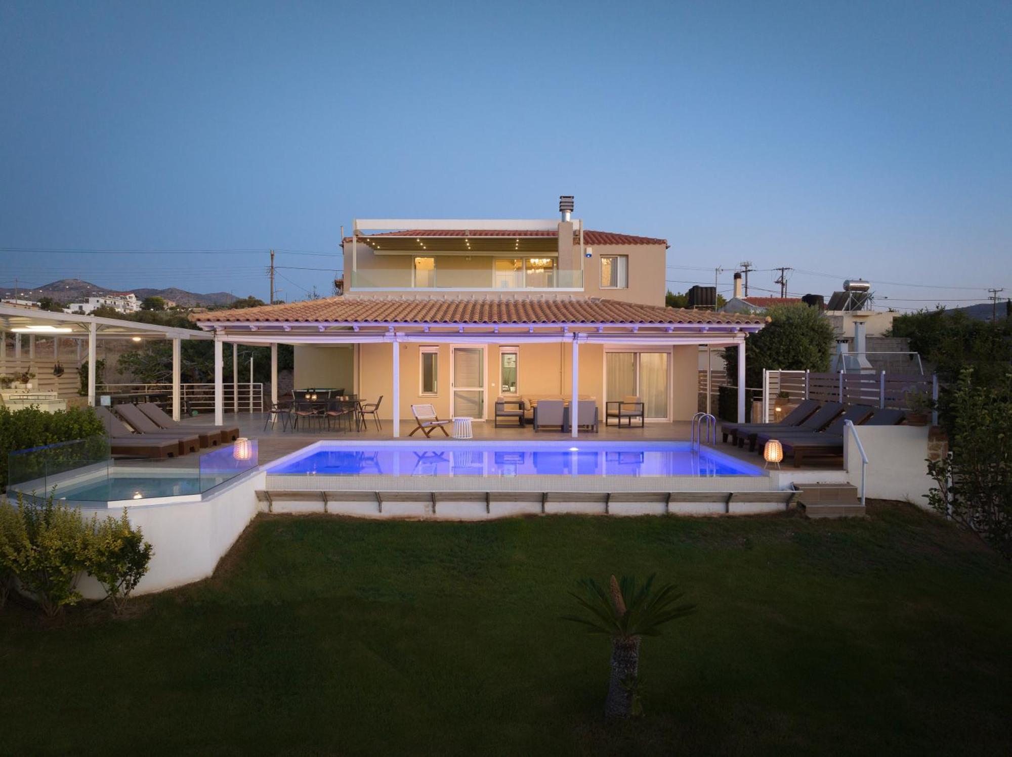 Alba Bianca Villa, Family Retreat With Heated Pool By Thinkvilla Limenas Chersonisou Exterior foto
